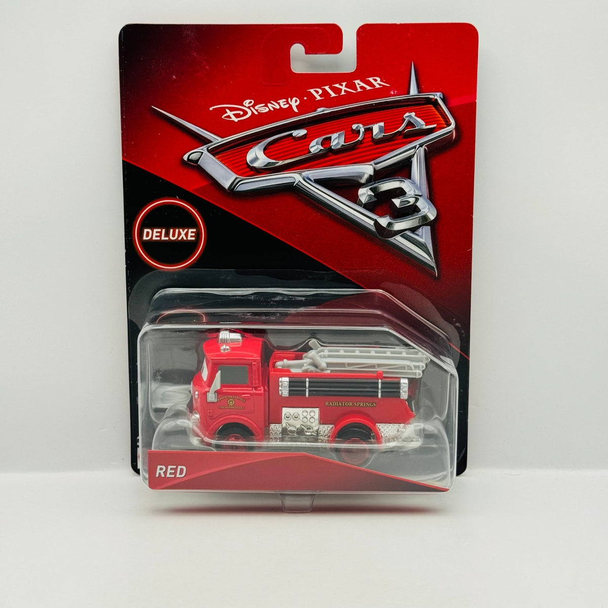 Disney Pixar Cars - RED FIRETRUCK Deluxe Cars 3 2017 - 1:55 Diecast