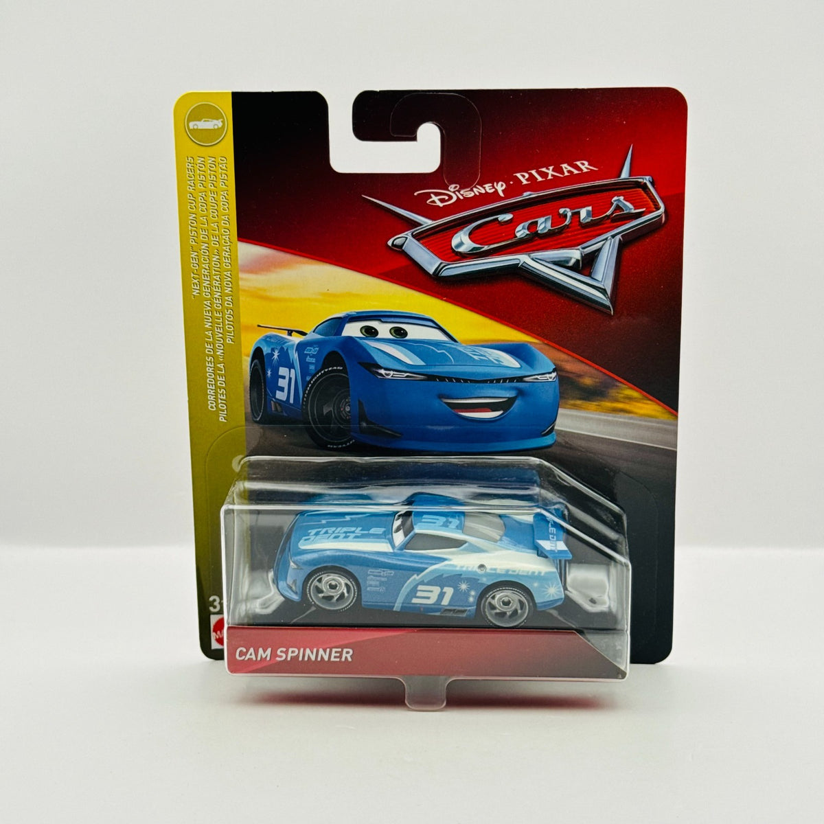 Disney Pixar Cars - CAM SPINNER TRIPLE DENT Next Gen 2018 - 1:55 Diecast