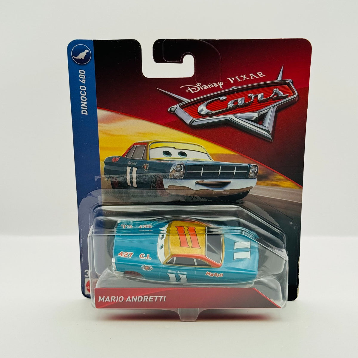 Disney Pixar Cars - MARIO ANDRETTI Dinoco 400 2018 - 1:55 Diecast