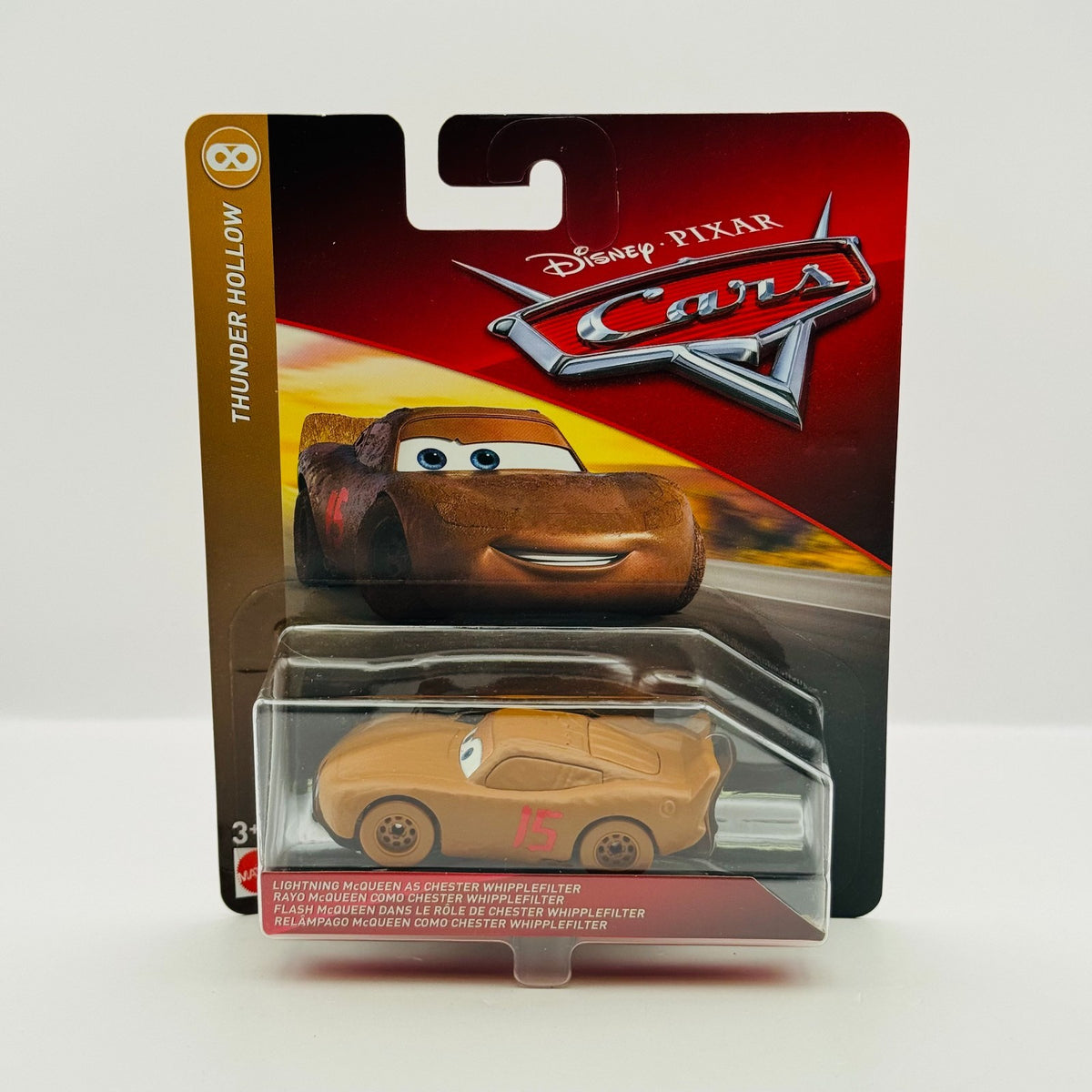 Disney Pixar Cars - CHESTER WHIPPLEFILTER Thunder Hollow 2018 - 1:55 Diecast