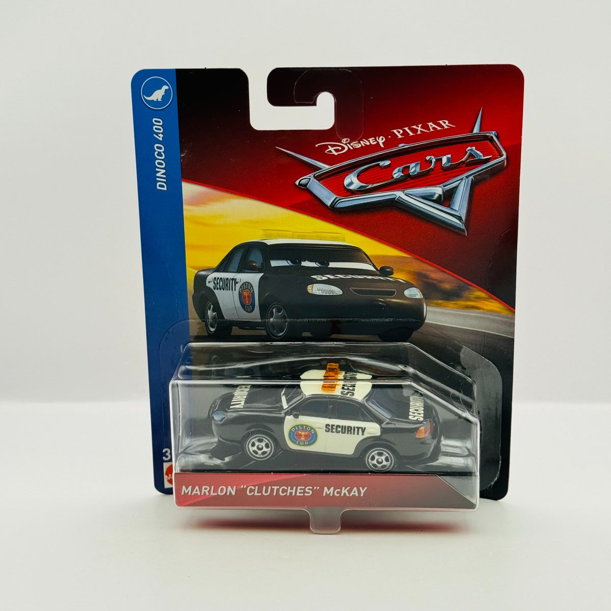 Disney Pixar Cars - MARLON CLUTCHES MCKAY Dinoco 400 2018 - 1:55 Diecast