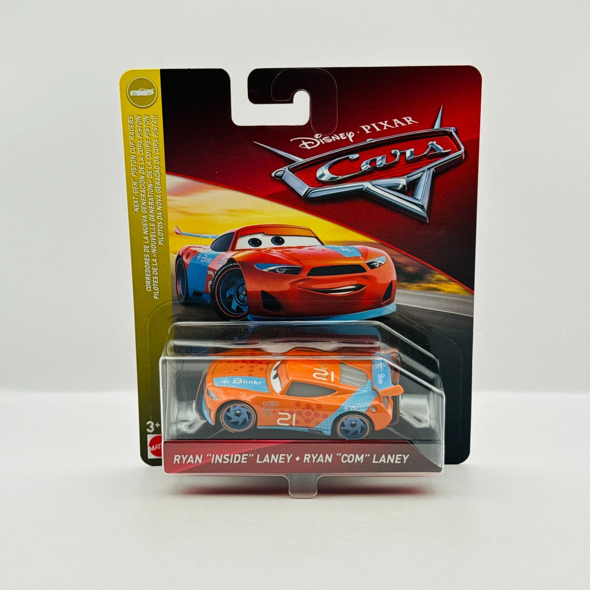 Disney Pixar Cars - RYAN INSIDE LANEY BLINKR Next Gen 2018 - 1:55 Diecast