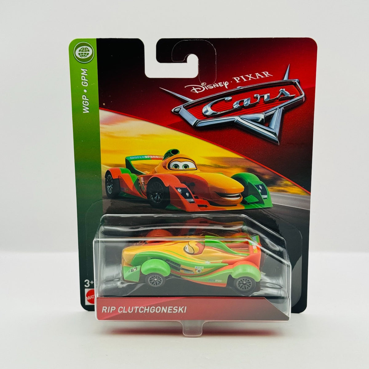 Disney Pixar Cars - RIP CLUTCHGONESKI *ACCURATE* WGP 2018 - 1:55 Diecast