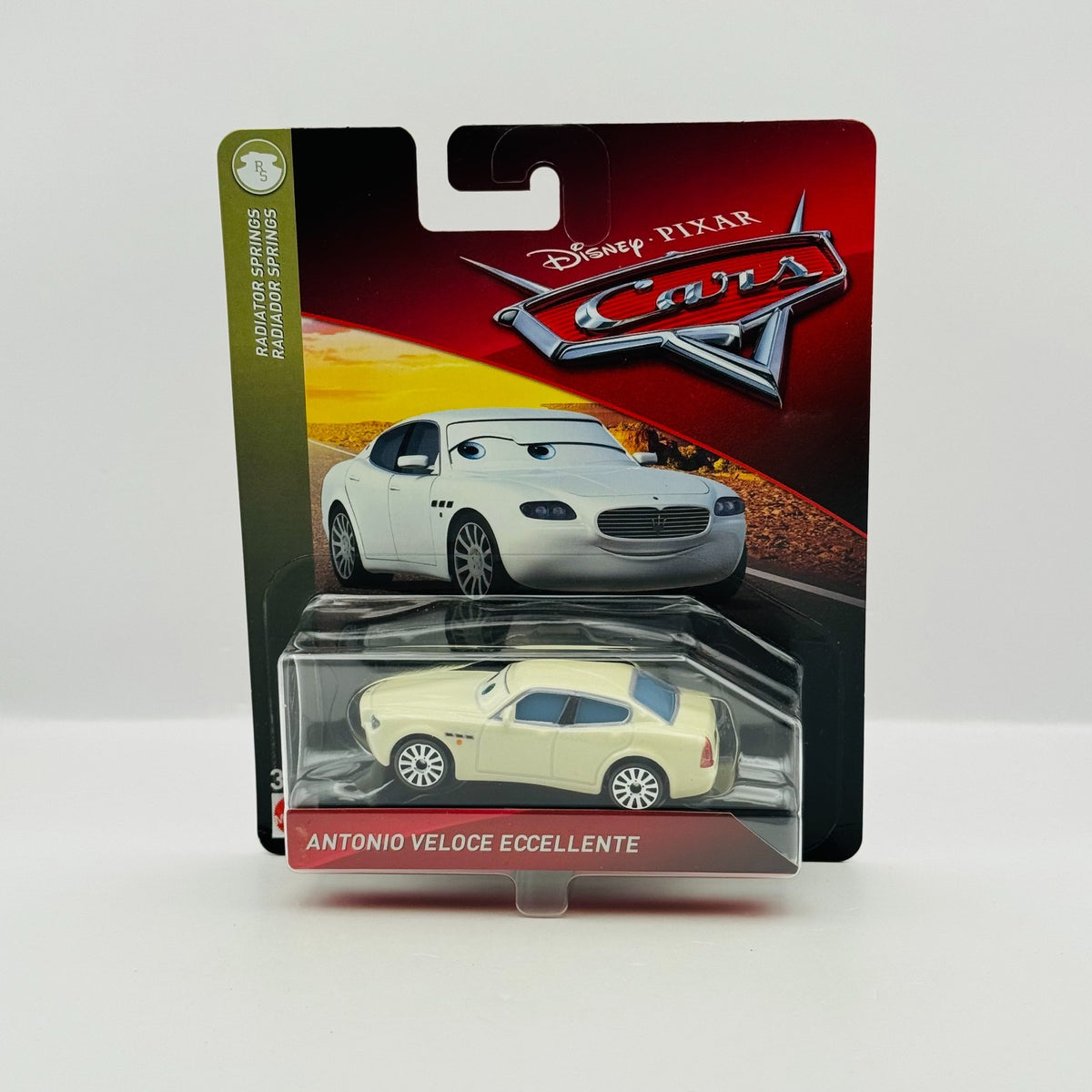 Disney Pixar Cars - ANTONIO VELOCE ECCELLENTE [Maserati] 2018 - 1:55 Diecast