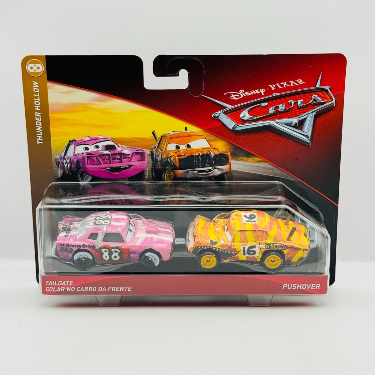 Disney Pixar Cars - TAILGATE & PUSHOVER Thunder Hollow 2018 - 1:55 Diecast