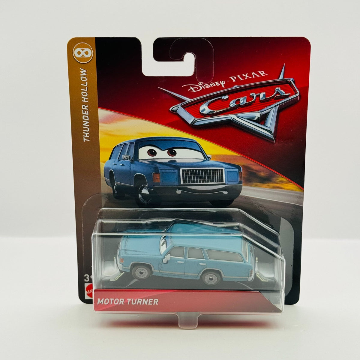 Disney Pixar Cars - MOTOR TURNER Thunder Hollow 2018 - 1:55 Diecast