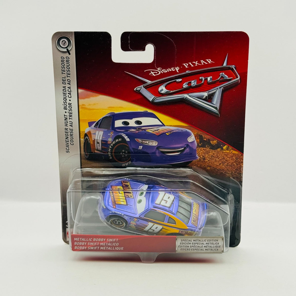 Disney Pixar Cars - METALLIC BOBBY SWIFT Scavenger Hunt 2018 - 1:55 Diecast