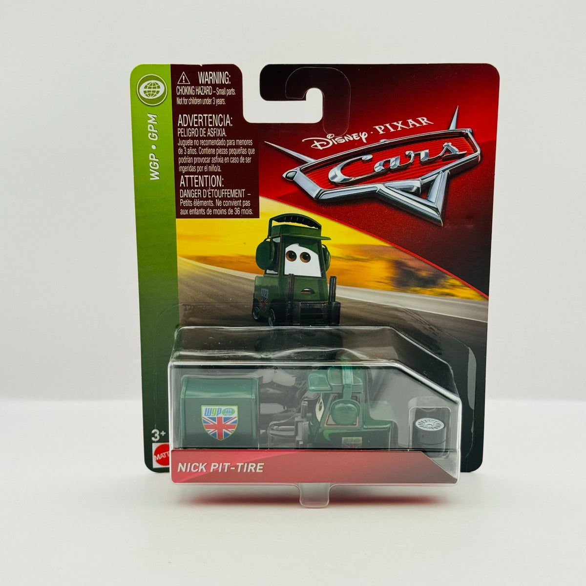 Disney Pixar Cars - NICK PIT-TIRE NIGEL PITTY WGP 2018 - 1:55 Diecast