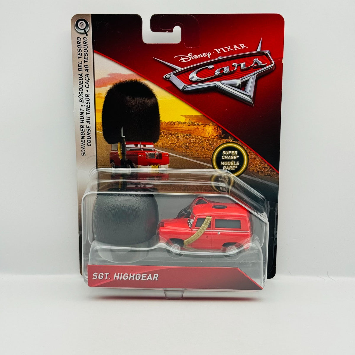 Disney Pixar Cars - SGT. HIGHGEAR SUPER CHASE Scavenger Hunt 2018 - 1:55 Diecast