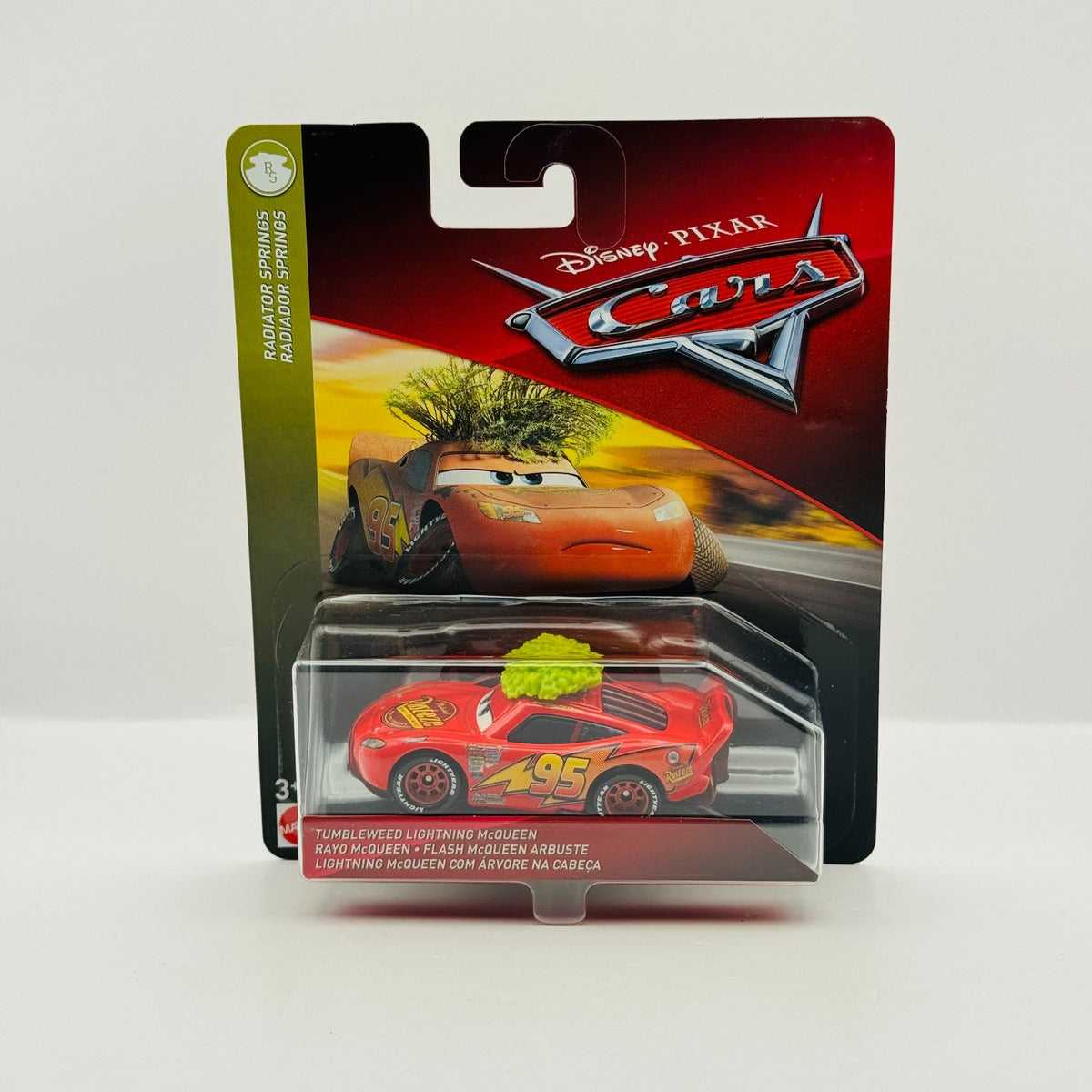 Disney Pixar Cars - TUMBLEWEED MCQUEEN Radiator Springs 2018 - 1:55 Diecast