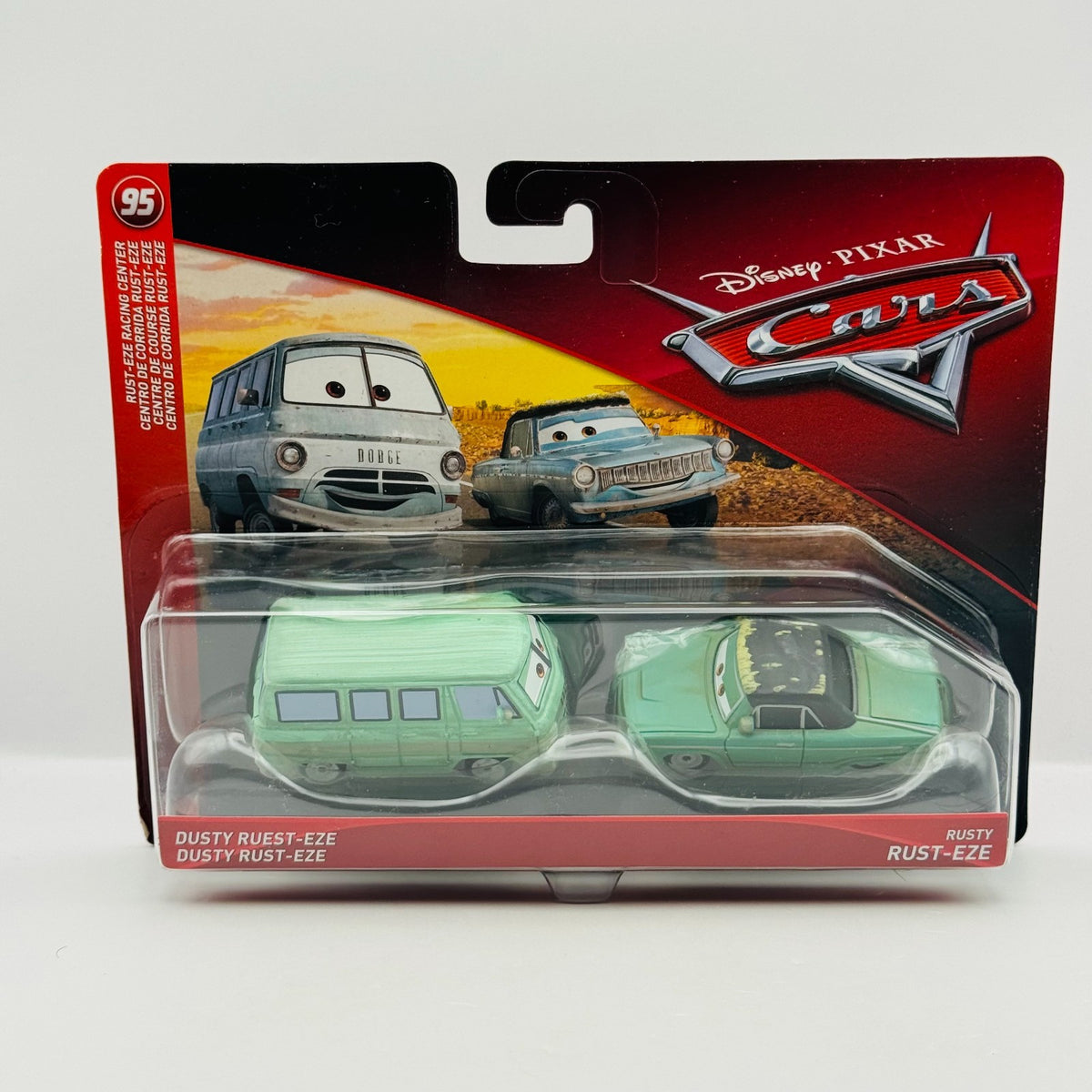 Disney Pixar Cars - DUSTY RUST-EZE & RUSTY RUST-EZE RRC 2018 - 1:55 Diecast