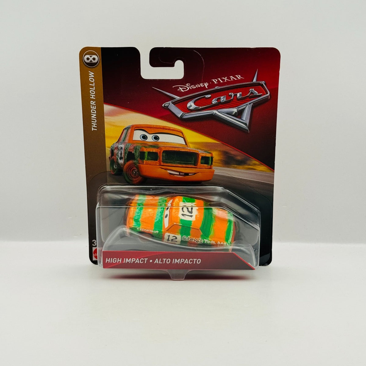 Disney Pixar Cars - HIGH IMPACT Thunder Hollow 2018 - 1:55 Diecast