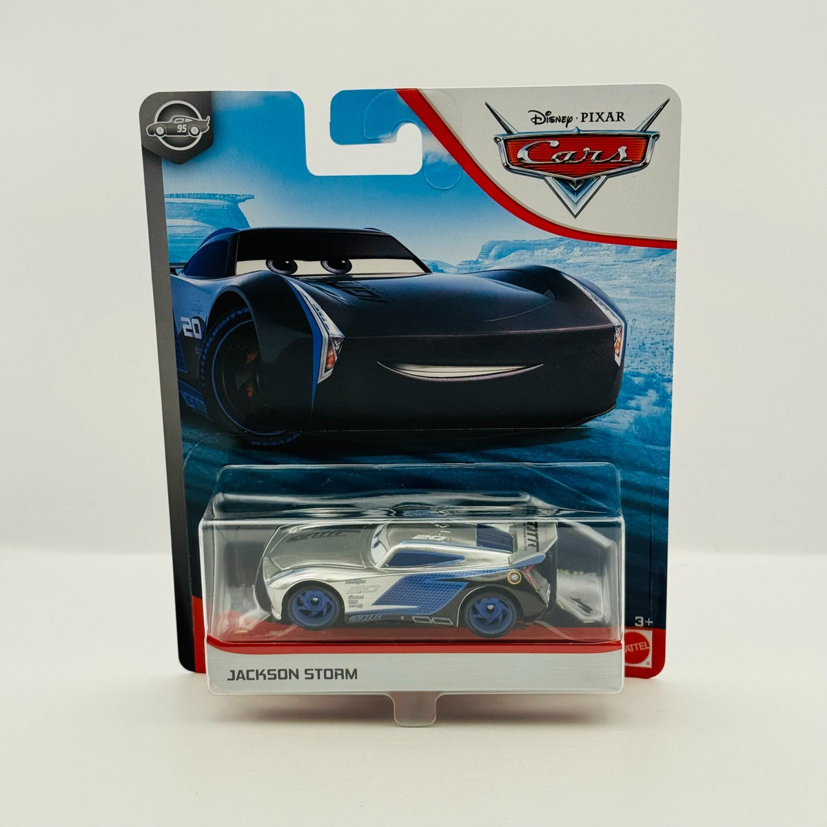Disney Pixar Cars - METALLIC SILVER JACKSON STORM Scavenger Hunt - 1:55 Diecast