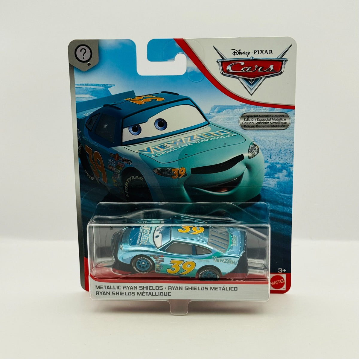 Disney Pixar Cars - METALLIC RYAN SHIELDS VIEW ZEEN Scavenger Hunt- 1:55 Diecast