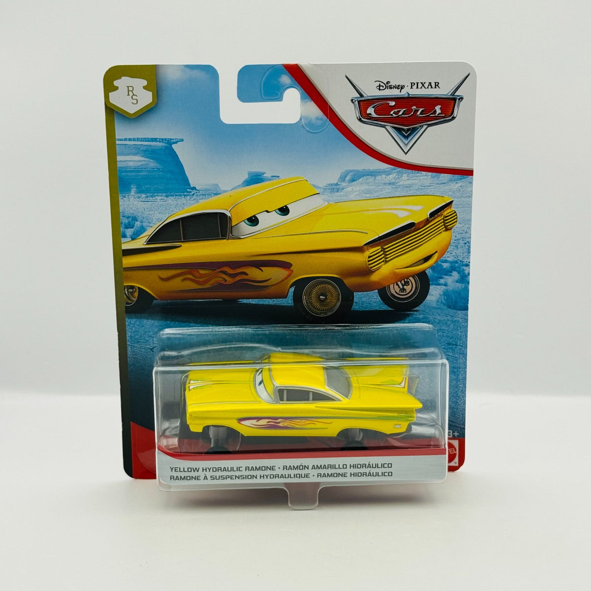 Disney Pixar Cars - YELLOW HYDRAULIC RAMONE Blue Desert 2020 - 1:55 Diecast