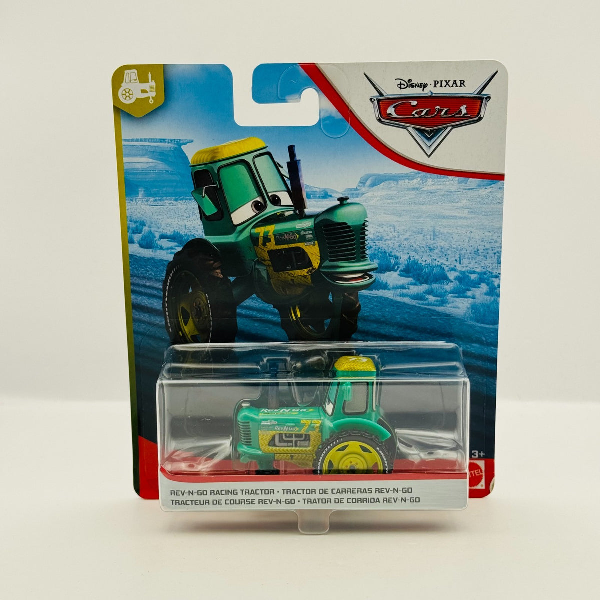 Disney Pixar Cars - REV-N-GO RACING TRACTOR Blue Desert 2020 - 1:55 Diecast