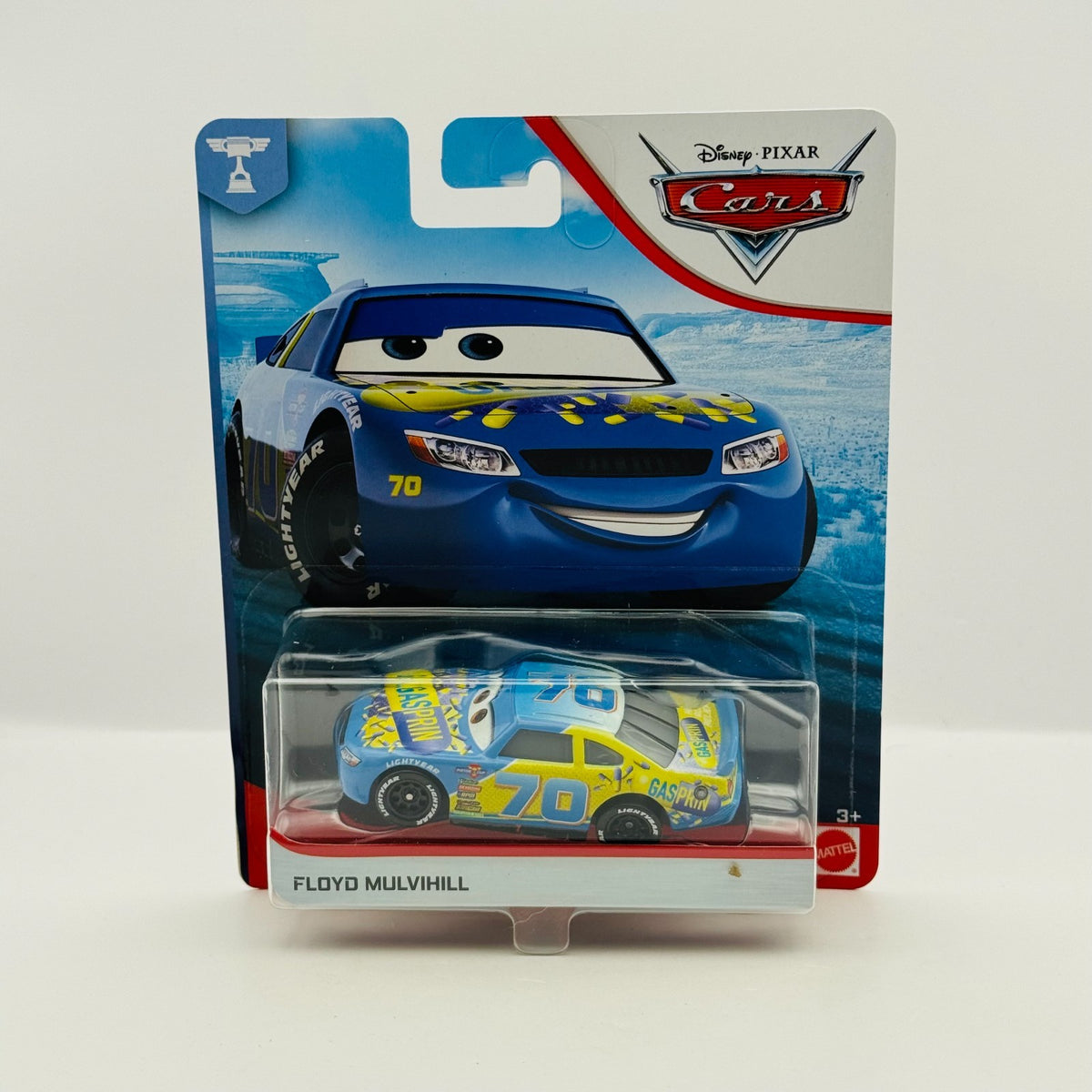 Disney Pixar Cars - FLOYD MULVIHILL GASPRIN Cars 3 Blue Desert 2020 1:55 Diecast