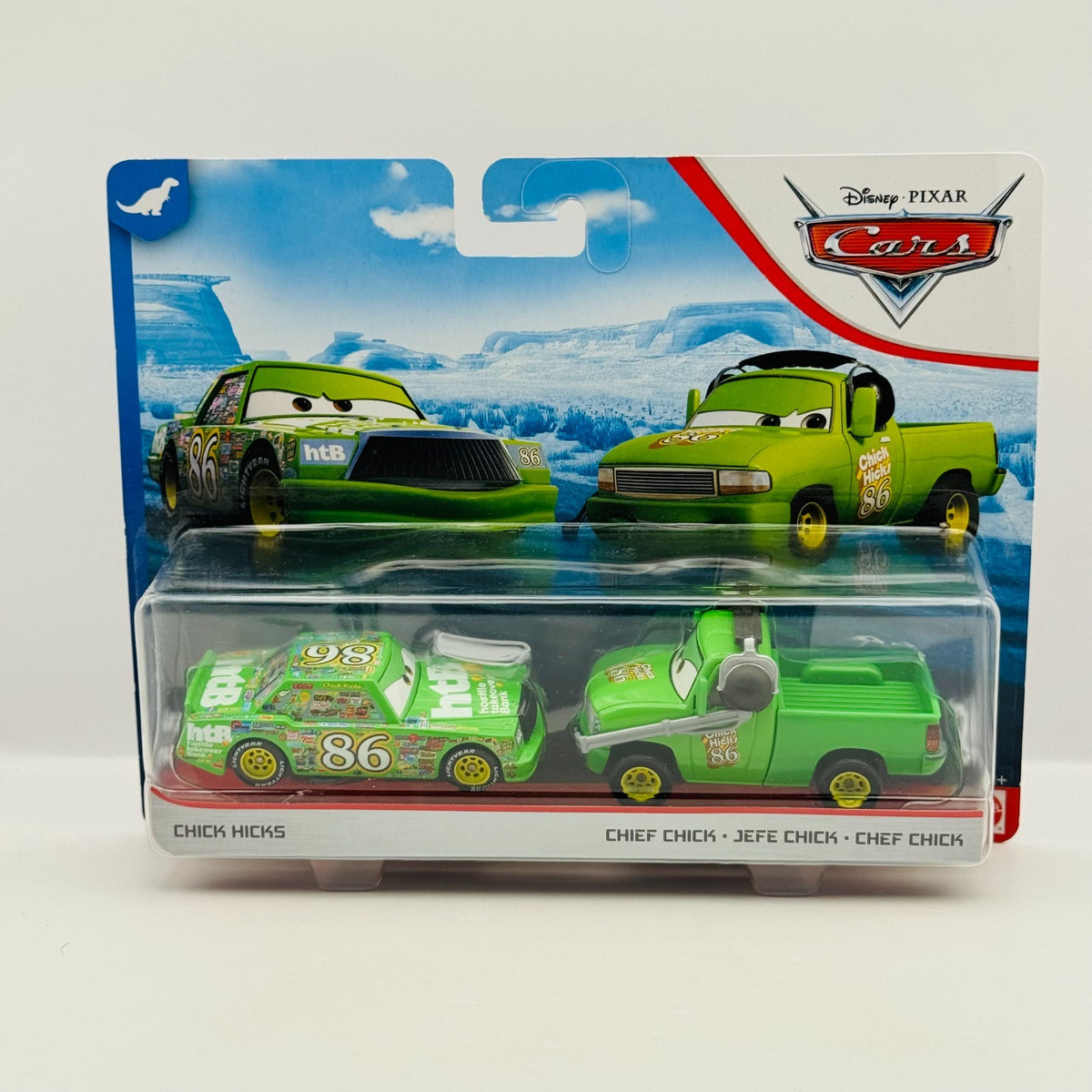 Disney Pixar Cars - CHICK & CHIEF CHICK HICKS HTB CREW 2020 - 1:55 Diecast