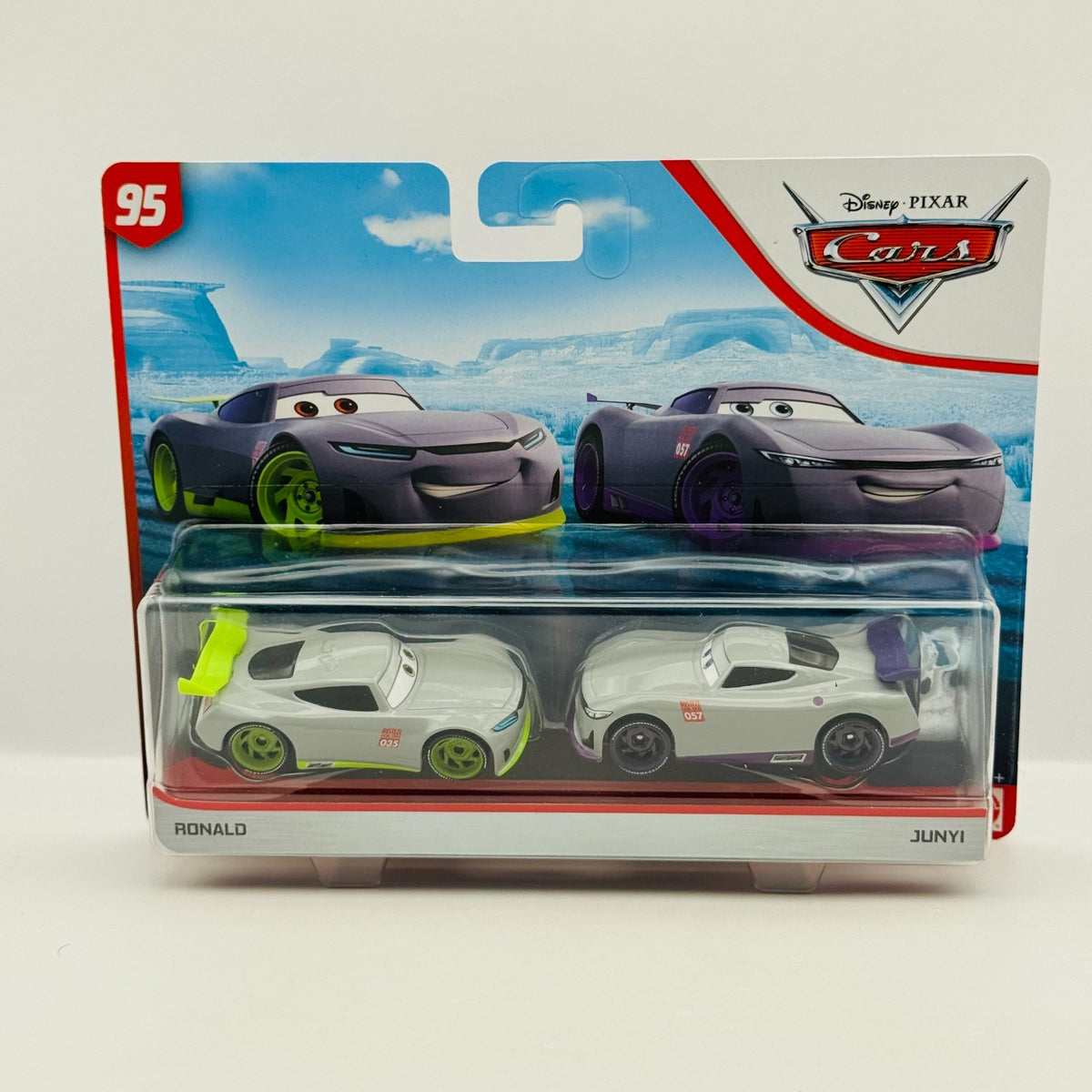 Disney Pixar Cars - RONALD & JUNYI TRAINEES #035 #057 Blue Desert - 1:55 Diecast