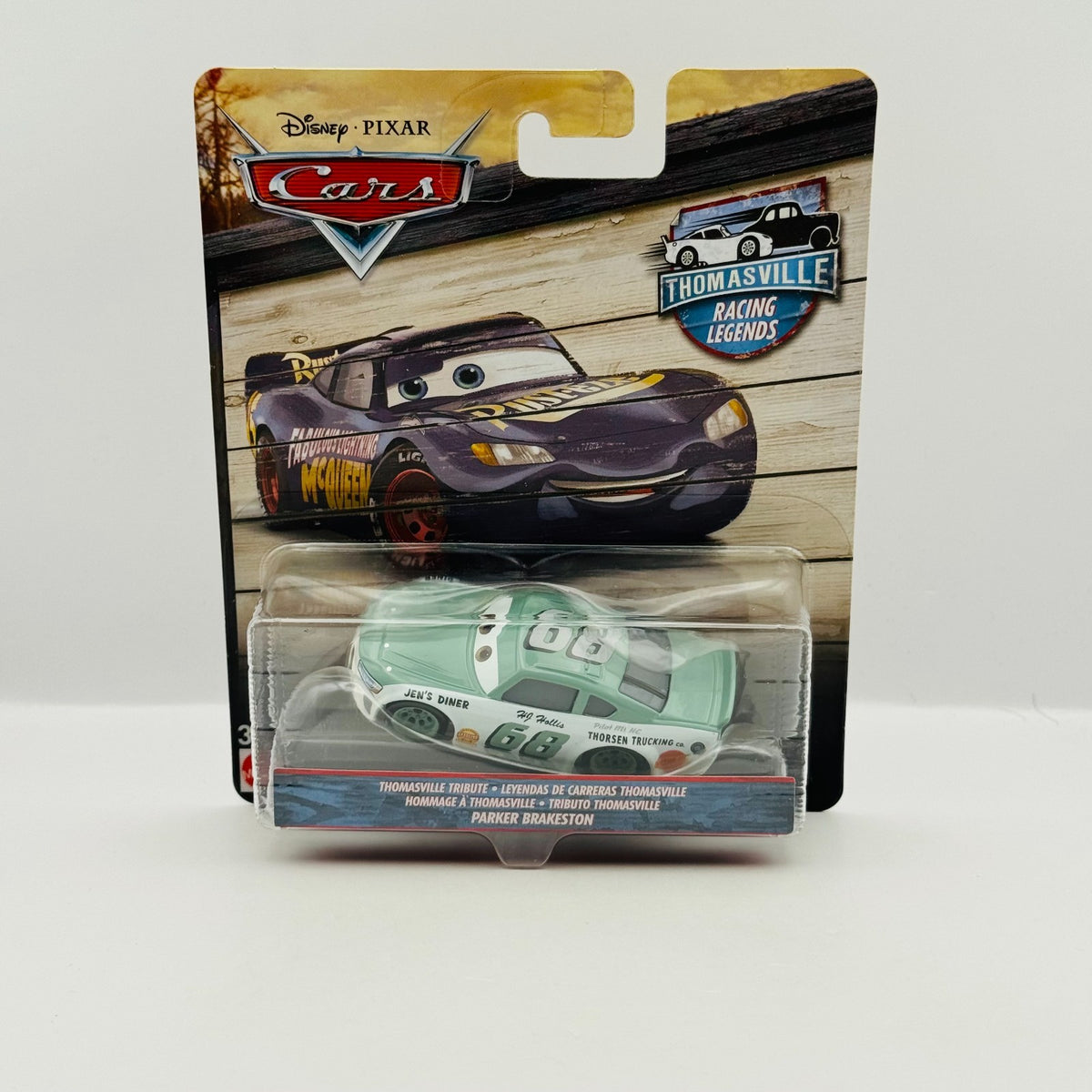 Disney Pixar Cars - THOMASVILLE TRIBUTE PARKER BRAKESTON - 1:55 Diecast