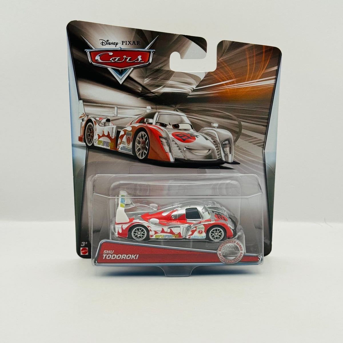 Disney Pixar Cars - SILVER SHU TODOROKI WITH METALLIC FINISH 2015- 1:55 Diecast