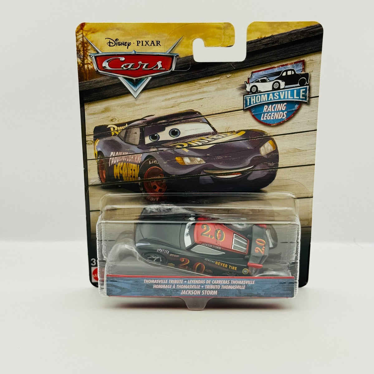 Disney Pixar Cars - THOMASVILLE TRIBUTE JACKSON STORM - 1:55 Diecast