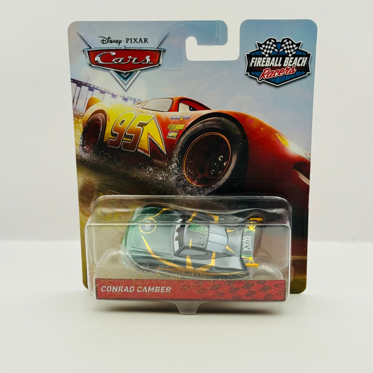 Disney Pixar Cars - FIREBALL BEACH RACERS CONRAD CAMBER 2018 - 1:55 Diecast