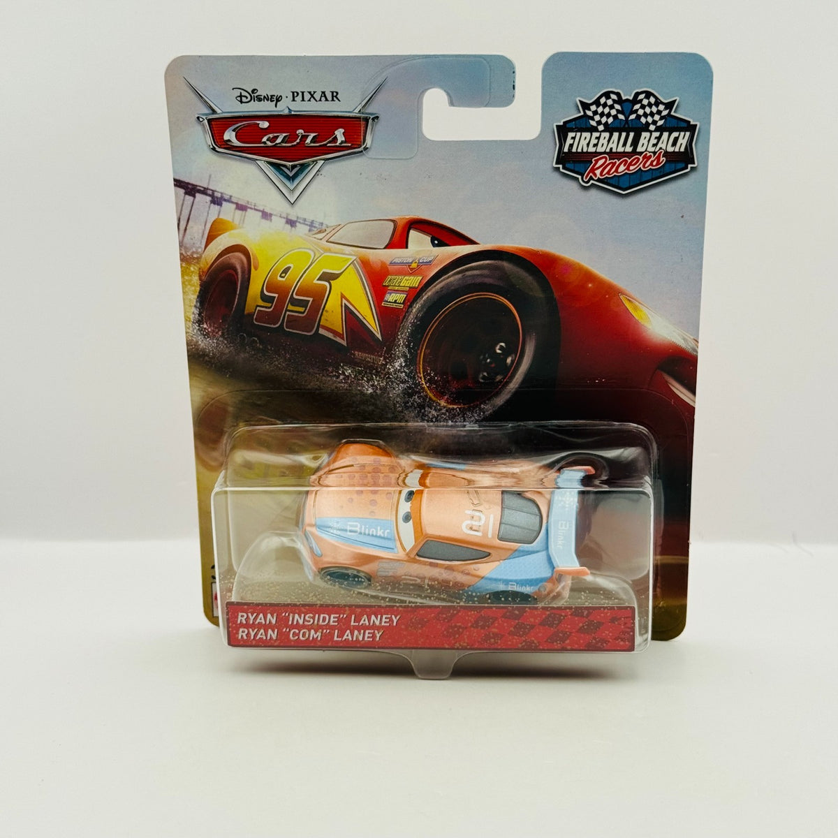 Disney Pixar Cars - FIREBALL BEACH RACERS RYAN INSIDE LANEY - 1:55 Diecast