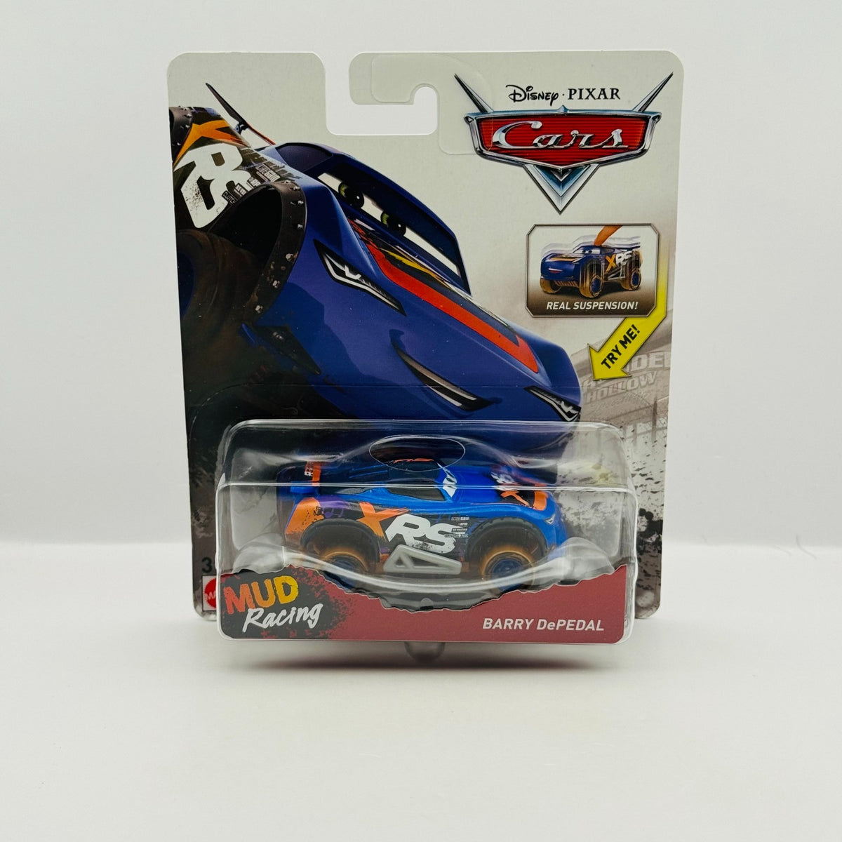 Disney Pixar Cars - XRS MUD RACING BARRY DEPEDAL - 1:55 Diecast