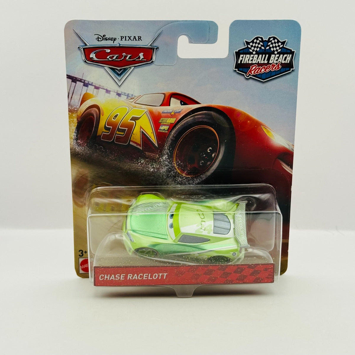 Disney Pixar Cars - FIREBALL BEACH RACERS CHASE RACELOTT 2018 - 1:55 Diecast