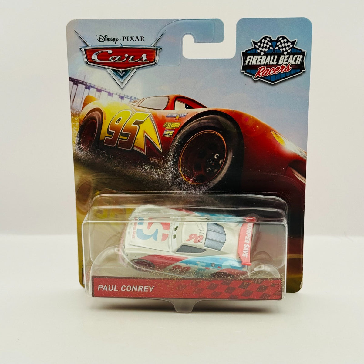 Disney Pixar Cars - FIREBALL BEACH RACERS PAUL CONREV 2018 - 1:55 Diecast