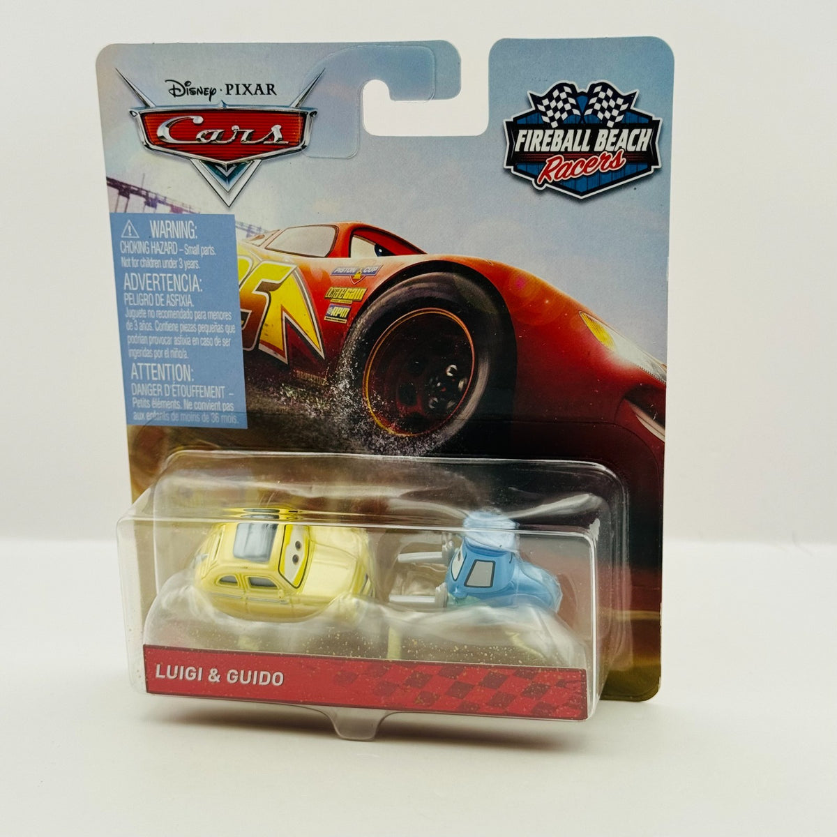 Disney Pixar Cars - FIREBALL BEACH RACERS LUIGI & GUIDO 2018 - 1:55 Diecast