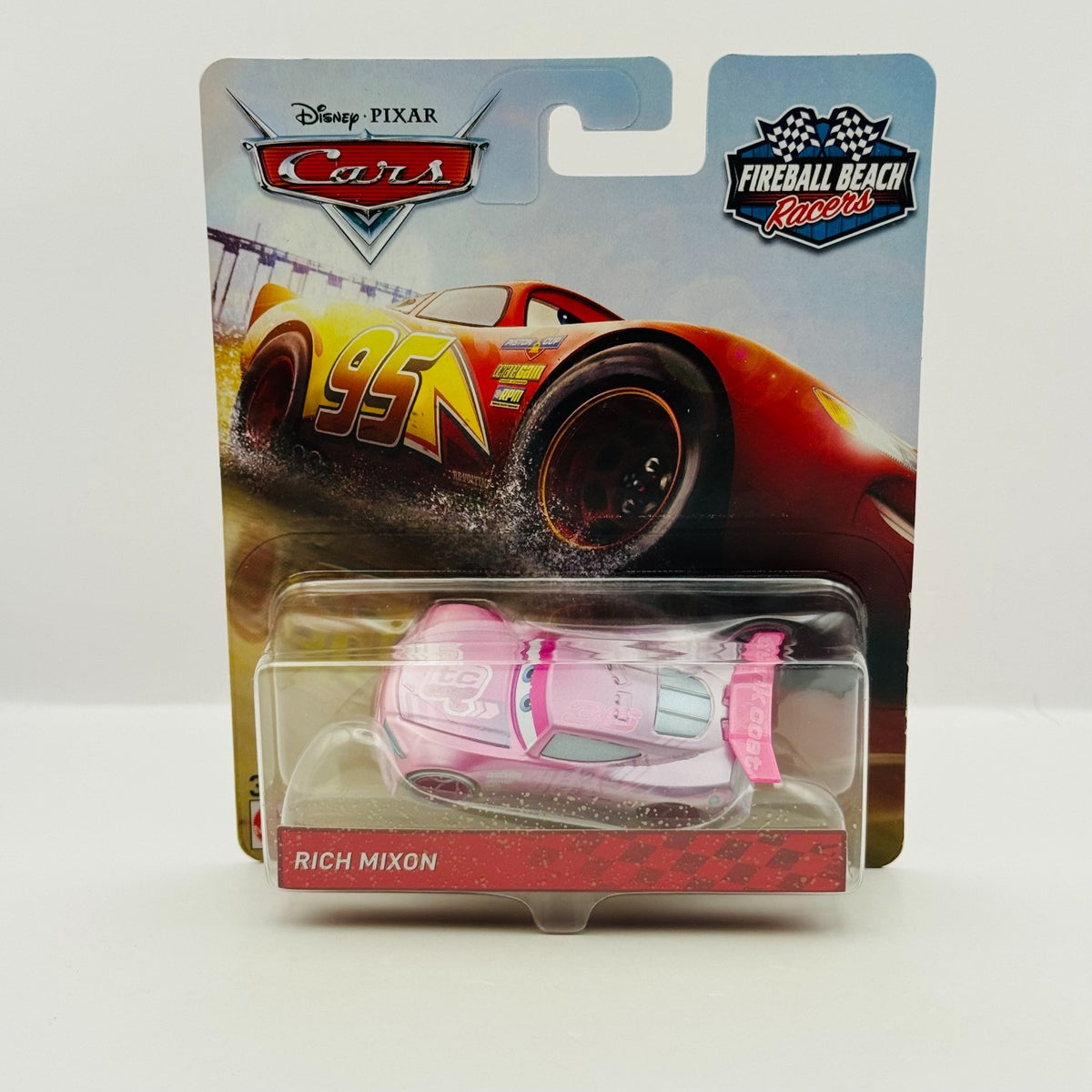 Disney Pixar Cars - FIREBALL BEACH RACERS RICH MIXON - 1:55 Diecast
