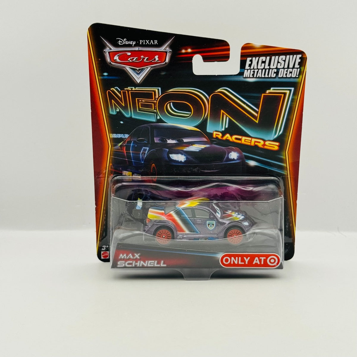 Disney Pixar Cars - NEON RACERS MAX SCHNELL WGP TROC 2014 - 1:55 Diecast
