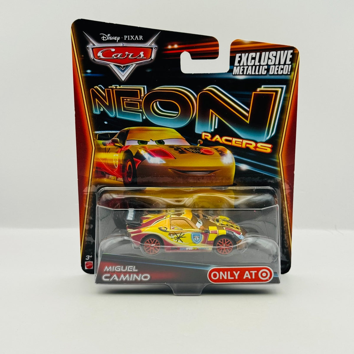 Disney Pixar Cars - NEON RACERS MIGUEL CAMINO WGP TROC 2014 - 1:55 Diecast