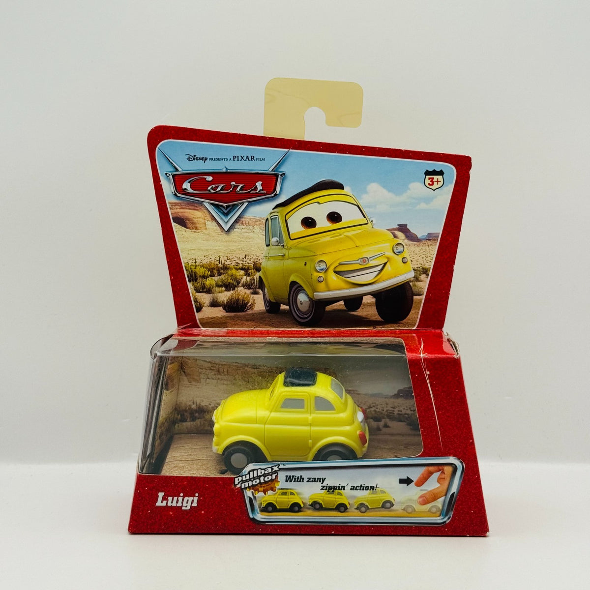 Disney Pixar Cars - PULL BACK PULLBAX LUIGI - 2006 Desert Series