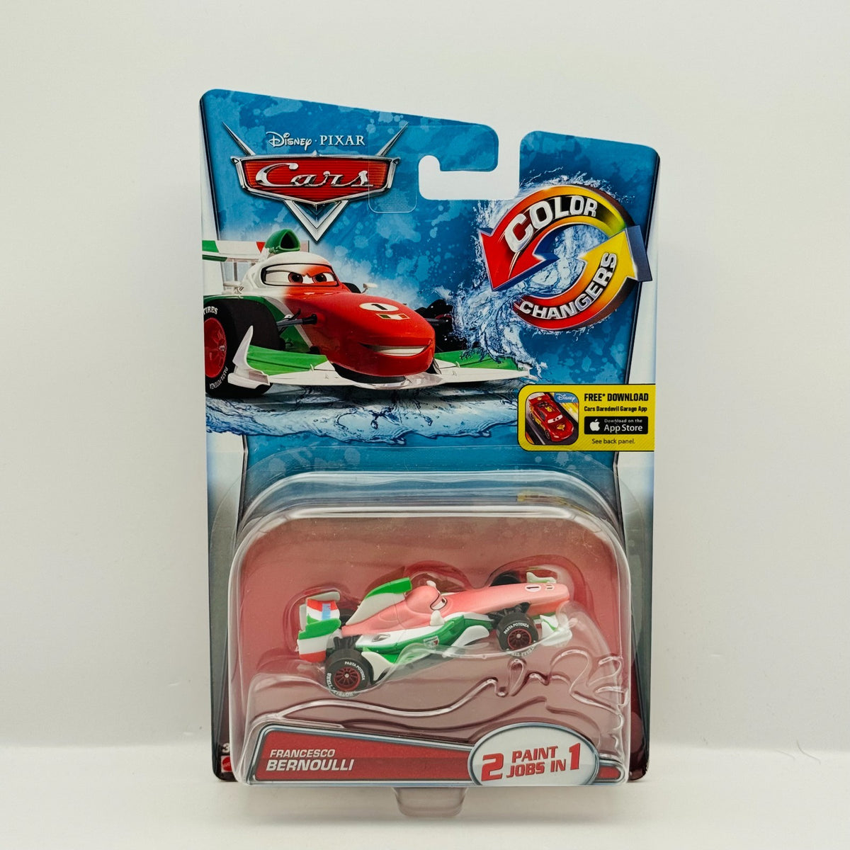 Disney Pixar Cars - COLOR CHANGERS FRANCESCO PINK/RED 2015 - 1:55 Scale