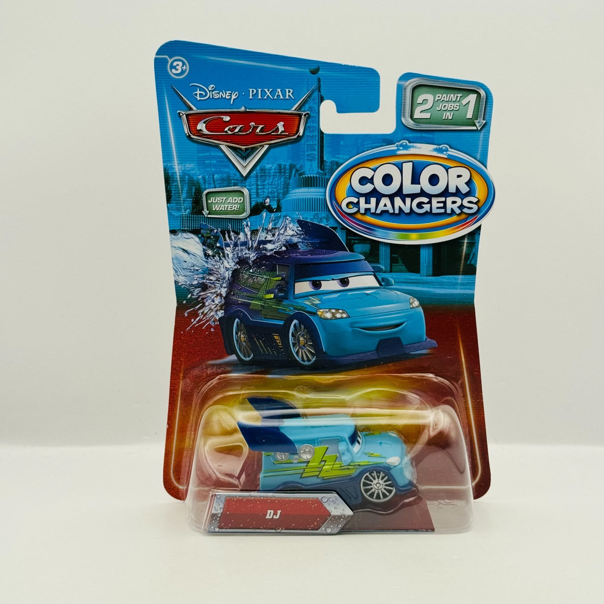 Disney Pixar Cars - COLOR CHANGERS DJ BLUE/ LIGHT BLUE 2010 - 1:55 Scale