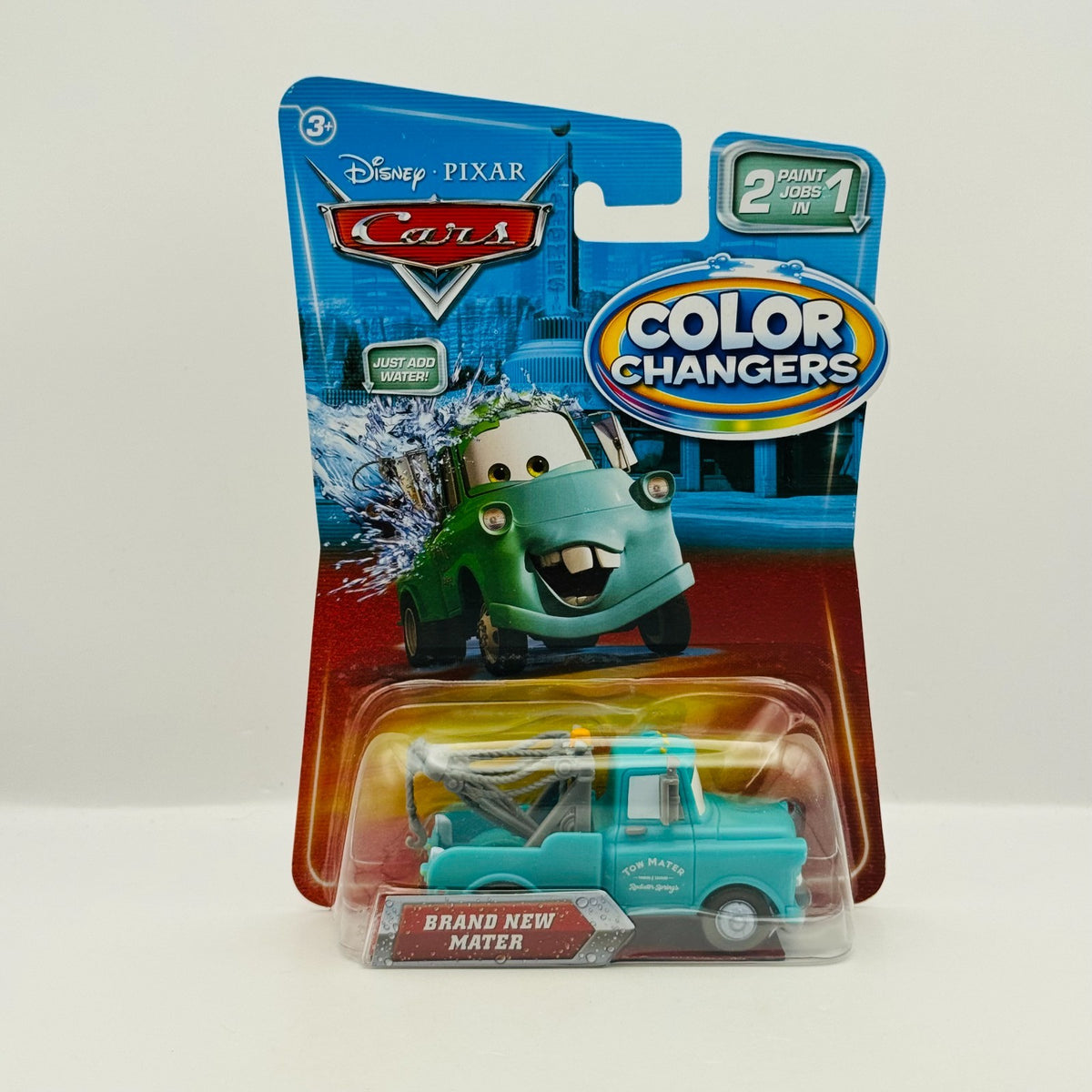 Disney Pixar Cars - COLOR CHANGERS MATER BLUE/GREEN 2010 - 1:55 Scale