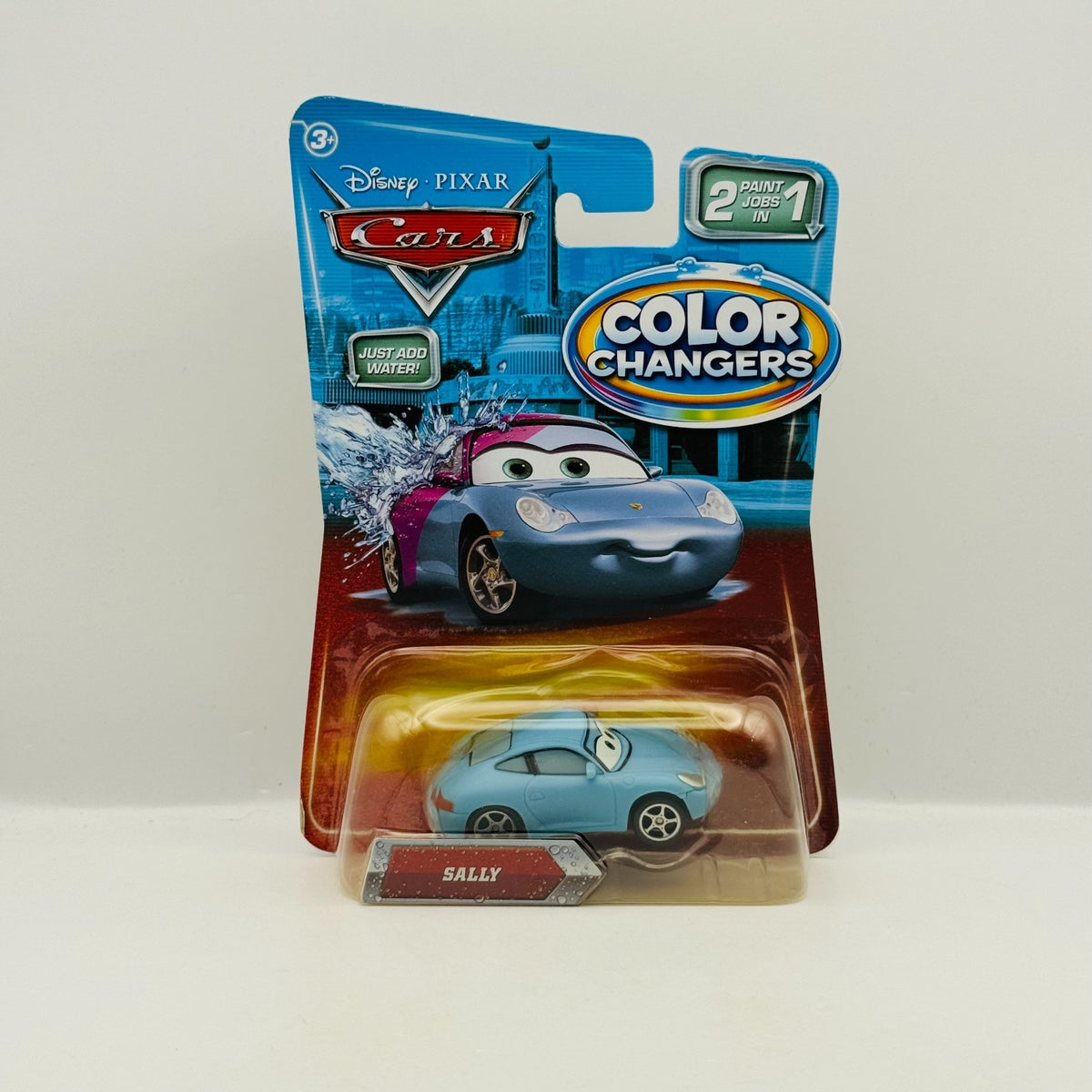 Disney Pixar Cars - COLOR CHANGERS SALLY PURPLE/BLUE 2010 - 1:55 Scale