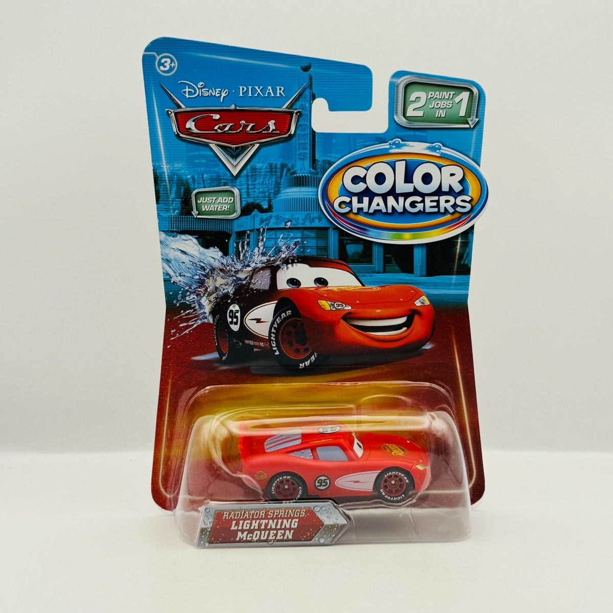 Disney Pixar Cars - COLOR CHANGERS RADIATOR SPRINGS MCQUEEN 2010 - 1:55 Scale