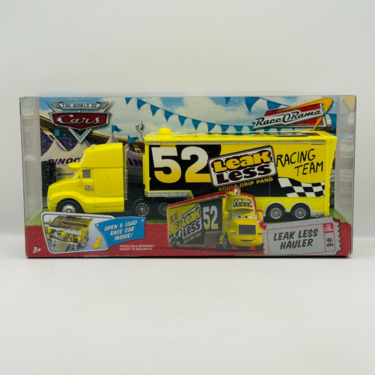 Disney Pixar Cars - LEAK LESS HAULER Truck & Trailer 2009 - 1:55 Diecast