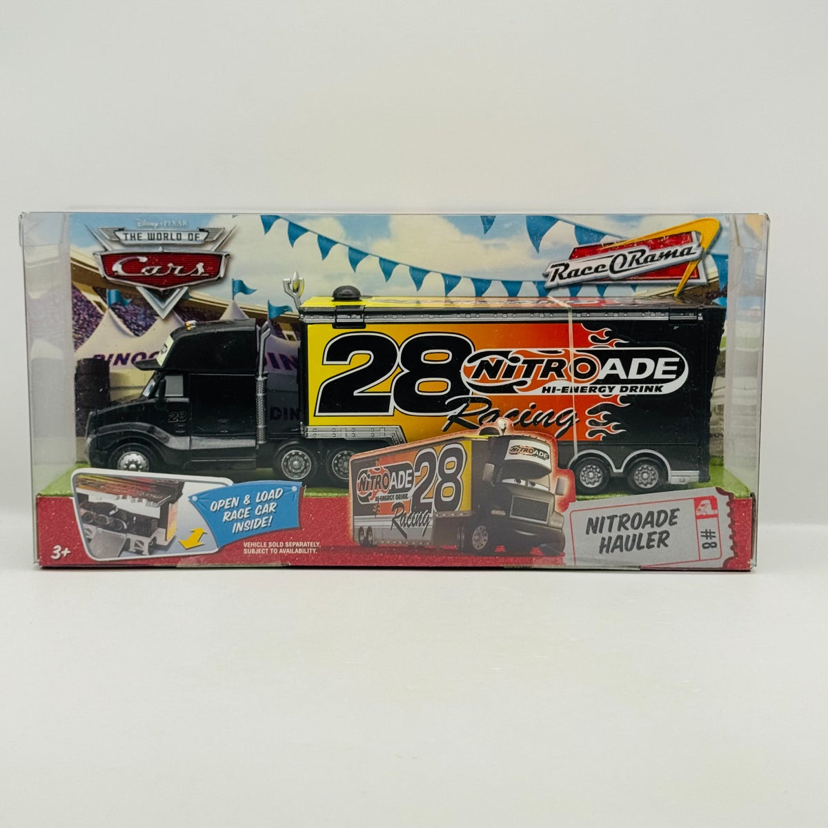 Disney Pixar Cars - NITROADE HAULER Truck & Trailer 2009 - 1:55 Diecast