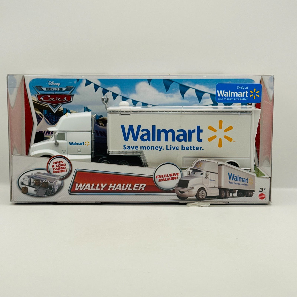 Disney Pixar Cars - WALMART WALLY HAULER Collection Truck 2014 - 1:55 Diecast