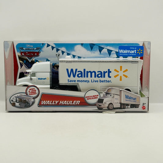 Disney Pixar Cars - WALMART WALLY HAULER Collection Truck 2014 - 1:55 Diecast