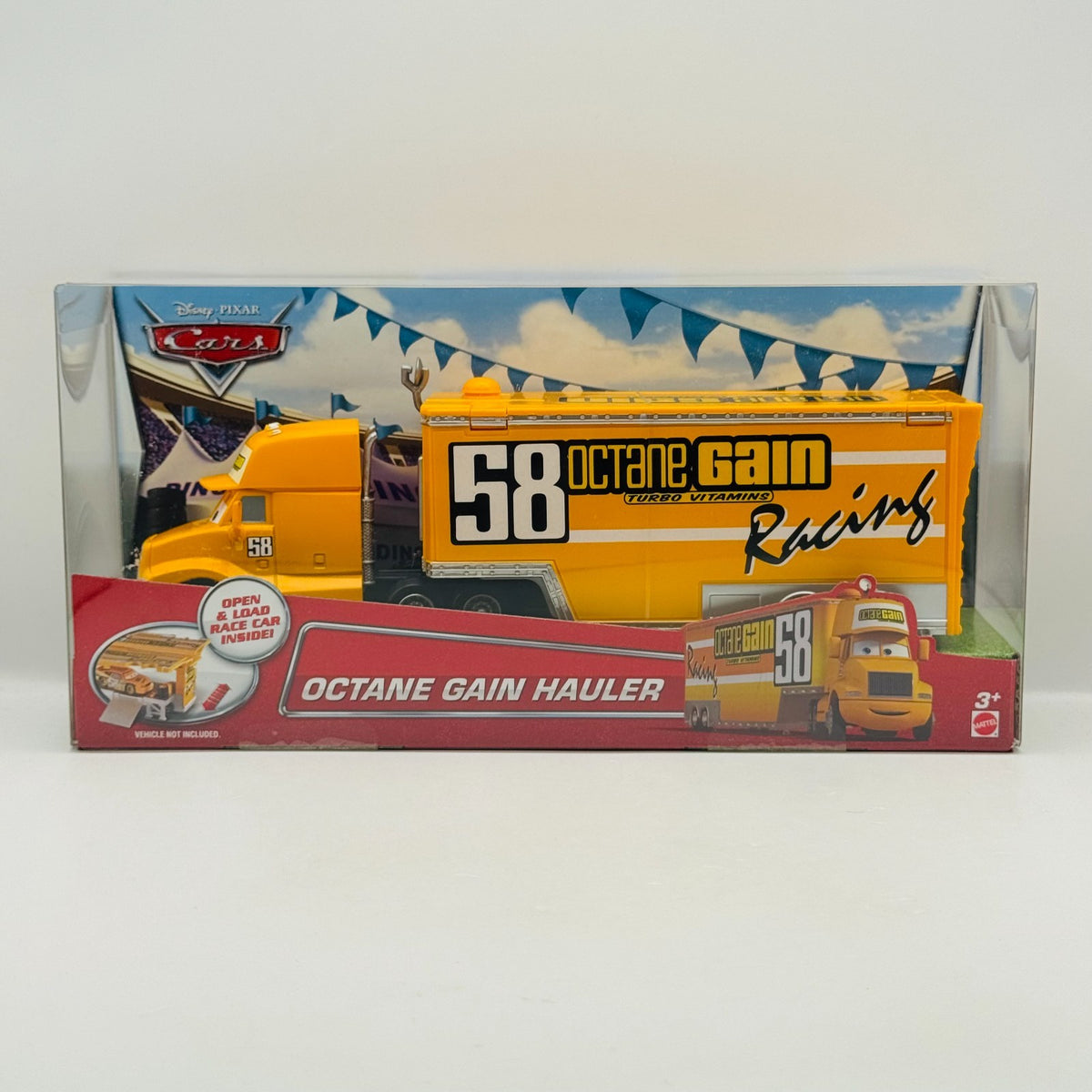 Disney Pixar Cars - OCTANE GAIN HAULER Truck & Trailer 2017 - 1:55 Diecast