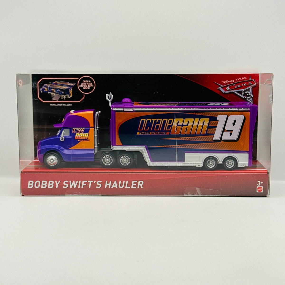 Disney Pixar Cars - BOBBY SWIFT'S HAULER *DARK PURPLE* Truck 2017 - 1:55 Diecast
