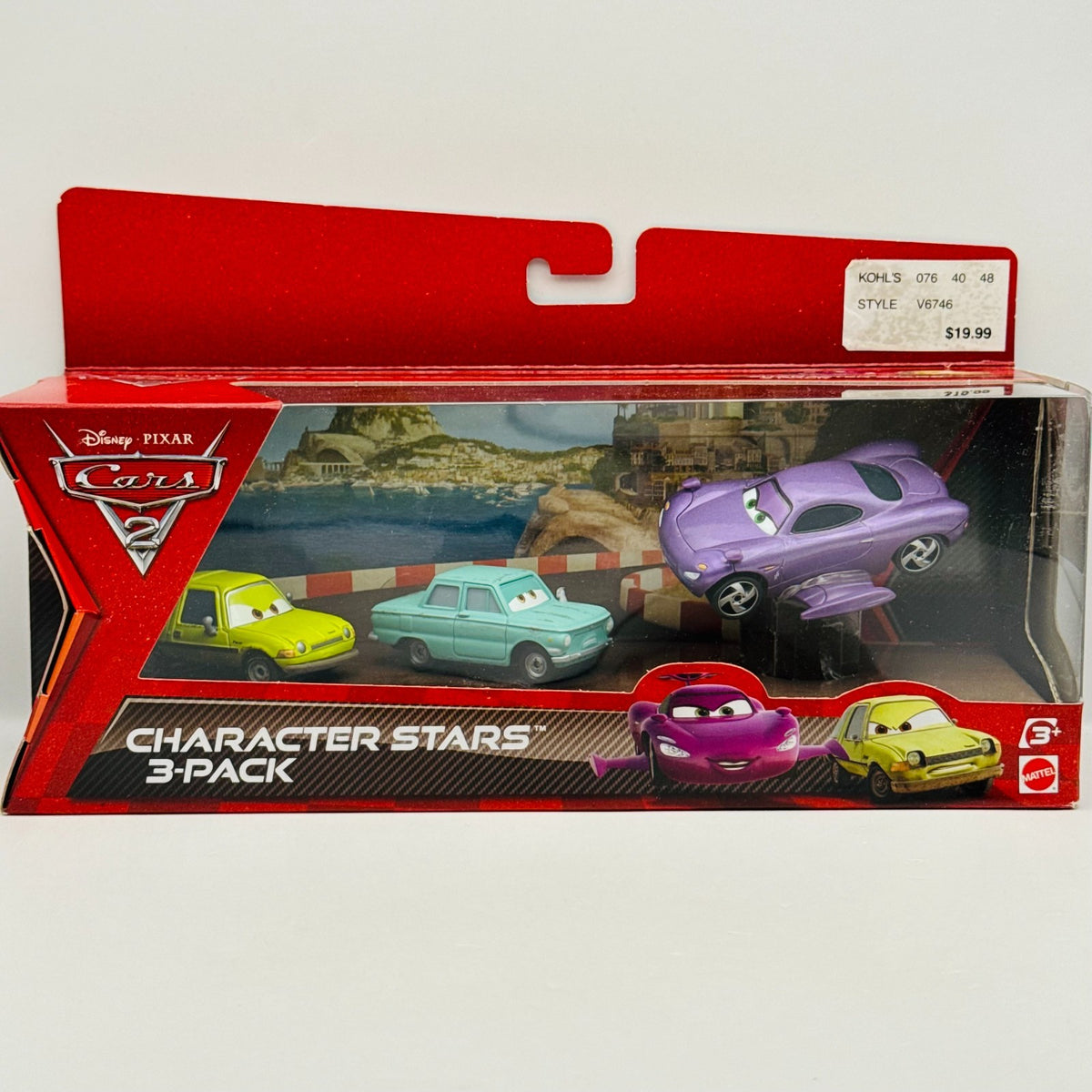 Disney Pixar Cars - CARS 2 3-PK HOLLEY WITH WINGS ACER PETROV TAPE- 1:55 Diecast