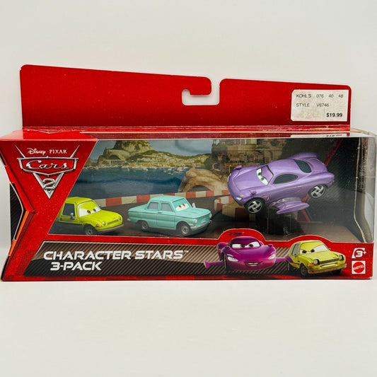 Disney Pixar Cars - CARS 2 3-PK HOLLEY WITH WINGS ACER PETROV TAPE- 1:55 Diecast
