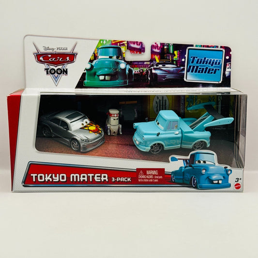 Disney Pixar Cars - TOKYO RACE PARTY 3-PACK TOKYO MATER Deluxe - 1:55 Diecast